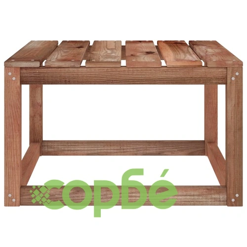 Градински маси от палети 2 бр 60x60x36,5 см импрегниран бор ➤ топ цена ➤ sorbe.bg