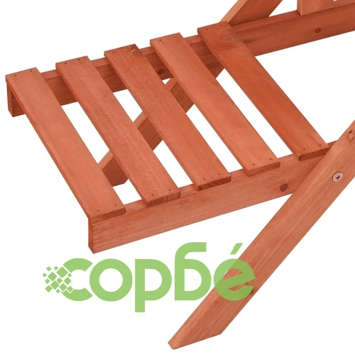 Стойка за цветя, 83x25x132 см, чамово дърво масив ➤ топ цена ➤ sorbe.bg