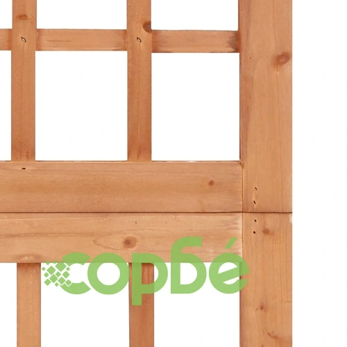 Параван за стая, 4 панела, масивна ела, 161x180 см ➤ топ цена ➤ sorbe.bg