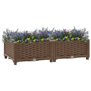 Повдигната леха, 80x40x23 см, полипропилен