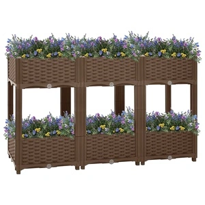 Повдигната леха, 120x40x71 см, полипропилен