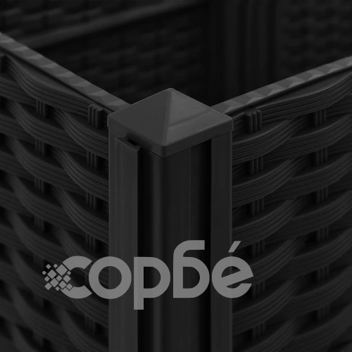 Повдигната леха, 80x40x38 см, полипропилен ➤ топ цена ➤ sorbe.bg
