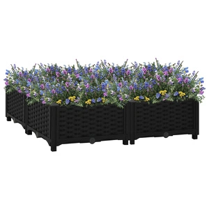 Повдигната леха, 80x80x23 см, полипропилен