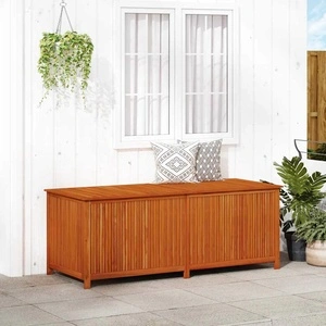 Градинска кутия за съхранение 200x80x75 см акациево дърво масив