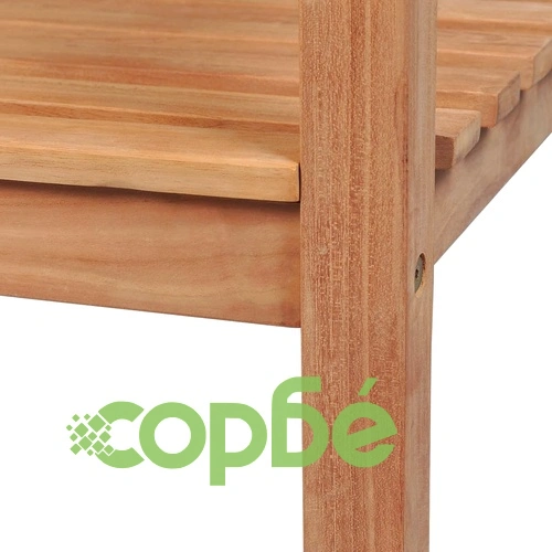 Градинска пейка, 228 см, тиково дърво масив ➤ топ цена ➤ sorbe.bg