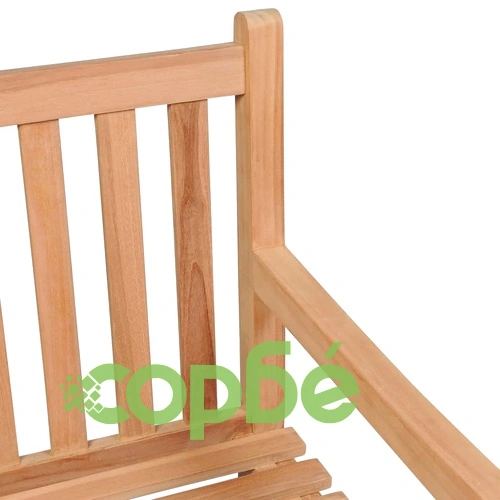 Градинска пейка, 228 см, тиково дърво масив ➤ топ цена ➤ sorbe.bg