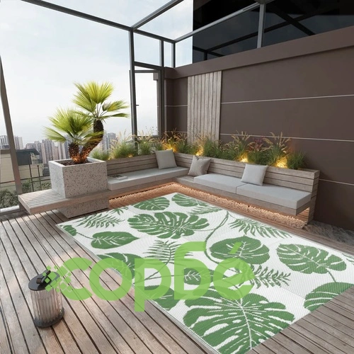 Килим за открито, ARAKIL зелен, 190x290 см, PP ➤ топ цена ➤ sorbe.bg