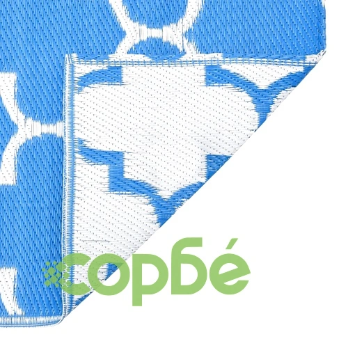 Килим за открито, ARAKIL син, 160x230 см, PP ➤ топ цена ➤ sorbe.bg