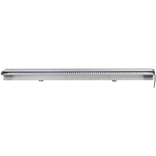 Фонтан за басейн с LED, неръждаема стомана, 110 см ➤ топ цена ➤ sorbe.bg