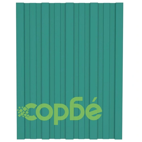 Покривни панели, 12 бр, поцинкована стомана, зелени, 60х45 см ➤ топ цена ➤ sorbe.bg