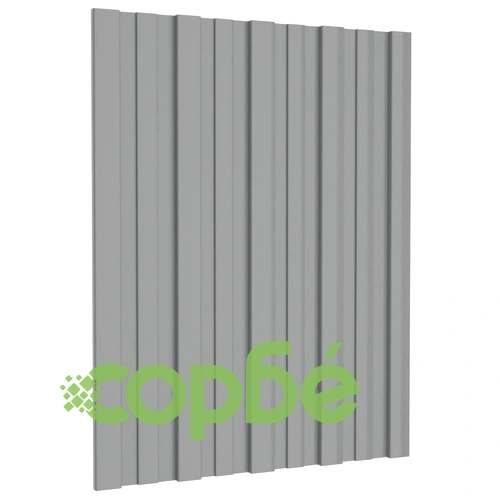 Покривни панели, 12 бр, поцинкована стомана, сиви, 60х45 см ➤ топ цена ➤ sorbe.bg
