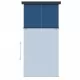 Вертикална тента за балкон, 140x250 см, синя