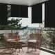 Вертикална тента за балкон, 160x250 см, черна