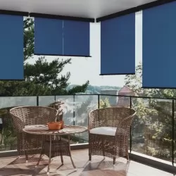 Вертикална тента за балкон, 170x250 см, синя