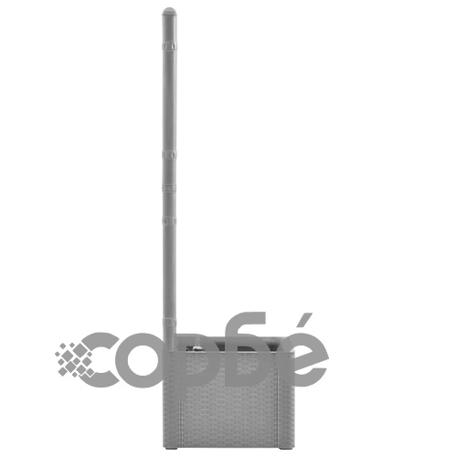 Градинска повдигната леха с решетка, самополивна, сива ➤ топ цена ➤ sorbe.bg