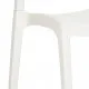 Градински столове 2 бр бели полипропилен
