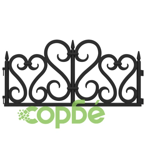 Кантове за тревни площи, 17 бр, черни, 10 м, PP ➤ топ цена ➤ sorbe.bg