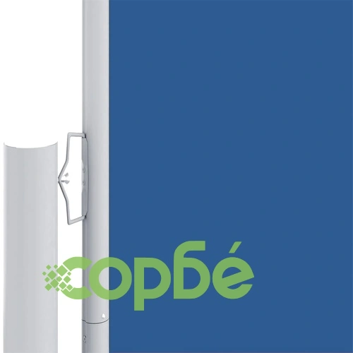 Прибираща се странична тента, синя, 180х1000 см ➤ топ цена ➤ sorbe.bg