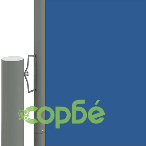 Прибираща се странична тента, синя, 220x1000 см ➤ топ цена ➤ sorbe.bg