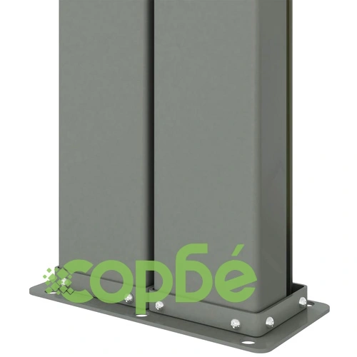 Прибираща се странична тента, синя, 220x1000 см ➤ топ цена ➤ sorbe.bg