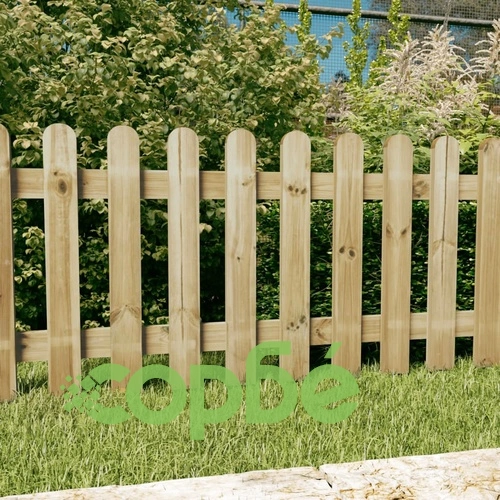 Ограда от летви, 180x80 см, импрегниран бор масив ➤ топ цена ➤ sorbe.bg