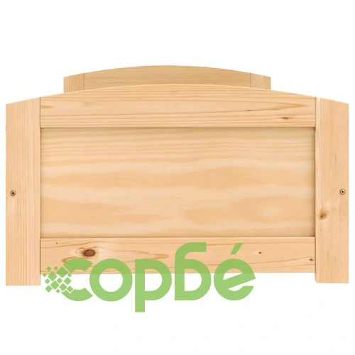Дневно легло с 2 чекмеджета IRUN 90x200 см бор масив ➤ топ цена ➤ sorbe.bg