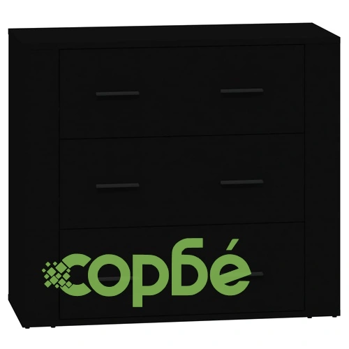 Сайдборди, 2 бр, черни, инженерно дърво ➤ топ цена ➤ sorbe.bg