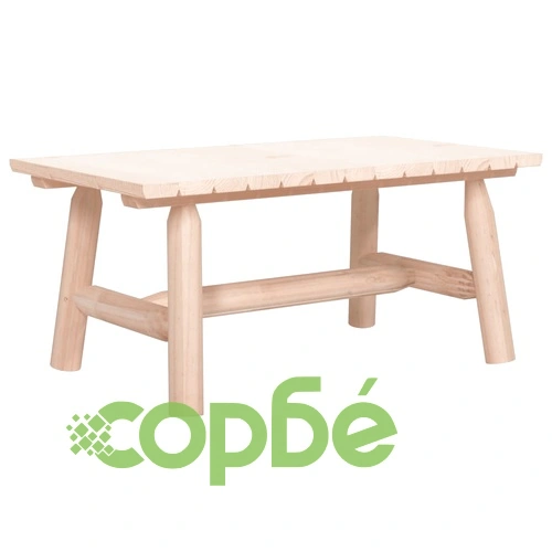 Градински лаундж комплект от 5 части, масивно дърво смърч ➤ топ цена ➤ sorbe.bg