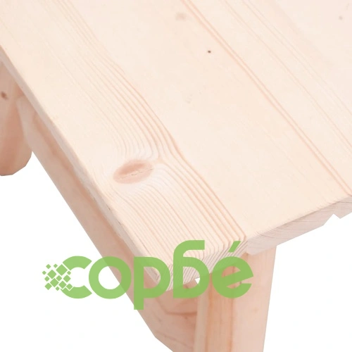 Градински лаундж комплект от 5 части, масивно дърво смърч ➤ топ цена ➤ sorbe.bg