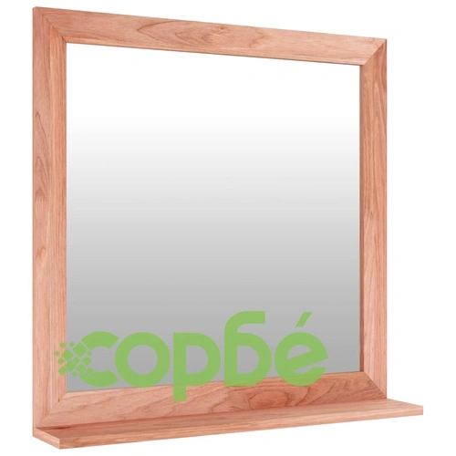 Комплект мебели за баня, 3 части, масивна орехова дървесина ➤ топ цена ➤ sorbe.bg