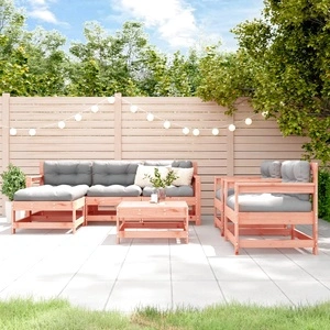 Градински комплект, 7 части, дугласко дърво масив