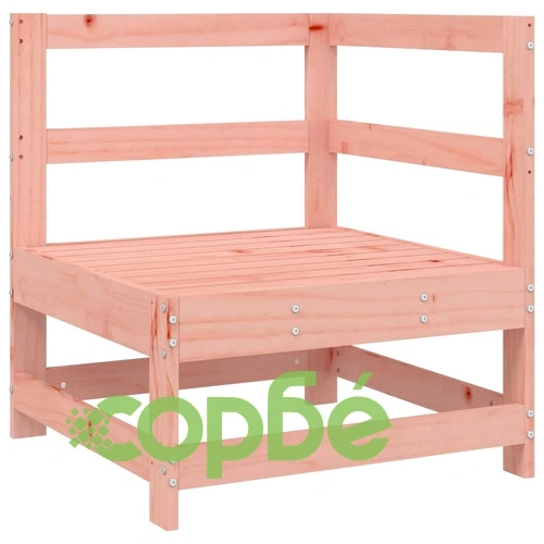 Градински лаундж комплект, 8 части, дугласко дърво масив ➤ топ цена ➤ sorbe.bg
