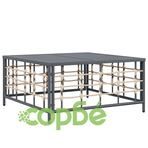 Градински комплект с възглавници 8 части антрацит полиратан ➤ топ цена ➤ sorbe.bg