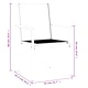 Градински столове 4 бр черни 55x61,5x90 см Textilene и стомана