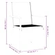 Градински столове 6 бр черни 55x61,5x90 см Textilene и стомана