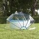 Купол за басейн със скоба, кръгъл, 440x220 см, PVC