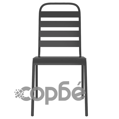 Градински трапезен комплект от 5 части, антрацит, стомана ➤ топ цена ➤ sorbe.bg