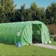 Оранжерия със стоманена рамка зелена 18 м² 6x3x2 м