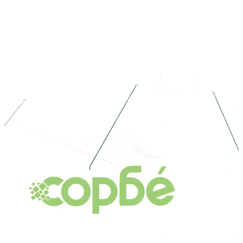 Оранжерия със стоманена рамка бяла 36 м² 12x3x2 м ➤ топ цена ➤ sorbe.bg