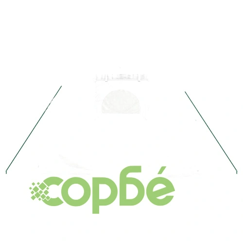 Оранжерия със стоманена рамка бяла 48 м² 16x3x2 м ➤ топ цена ➤ sorbe.bg