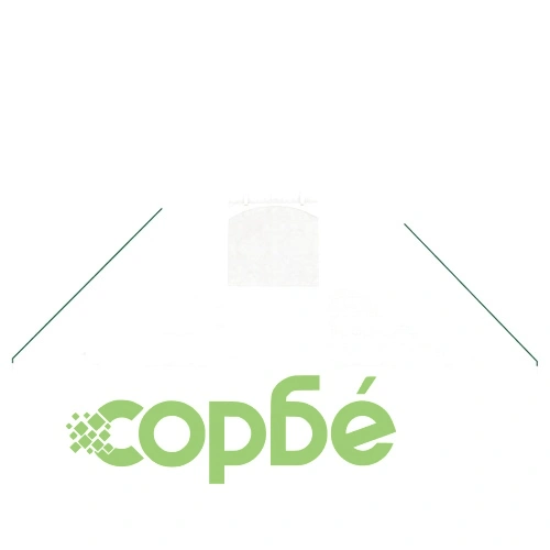 Оранжерия със стоманена рамка бяла 32 м² 8x4x2 м ➤ топ цена ➤ sorbe.bg