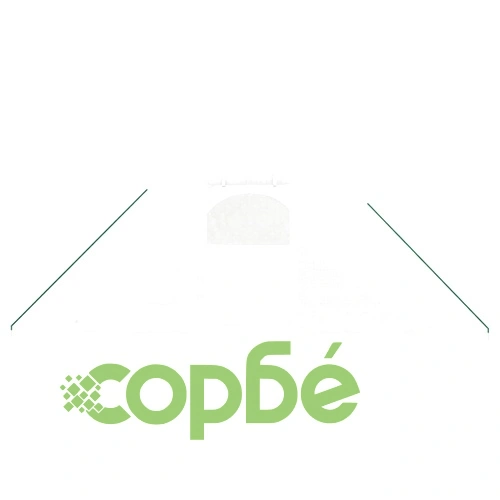 Оранжерия със стоманена рамка бяла 56 м² 14x4x2 м ➤ топ цена ➤ sorbe.bg
