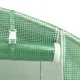 Оранжерия със стоманена рамка зелена 100 м² 20x5x2,3 м