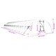 Оранжерия със стоманена рамка бяла 110 м² 22x5x2,3 м