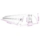 Оранжерия със стоманена рамка бяла 120 м² 24x5x2,3 м