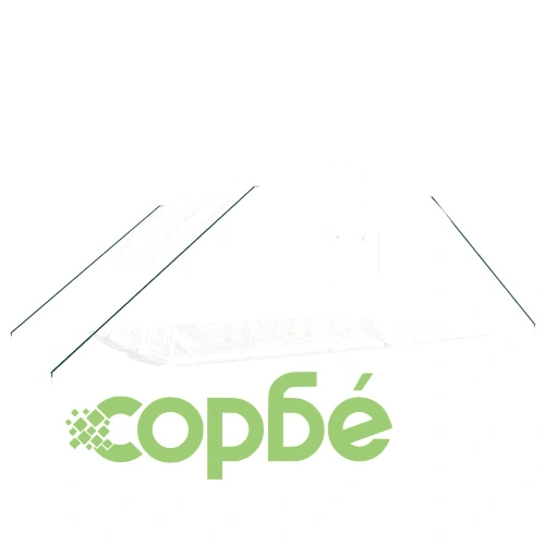 Оранжерия със стоманена рамка бяла 24 м² 6x4x2,85 м ➤ топ цена ➤ sorbe.bg