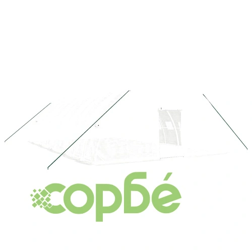 Оранжерия със стоманена рамка бяла 60 м² 10x6x2,85 м ➤ топ цена ➤ sorbe.bg