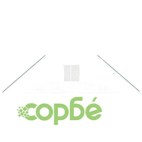 Оранжерия със стоманена рамка бяла 60 м² 10x6x2,85 м ➤ топ цена ➤ sorbe.bg