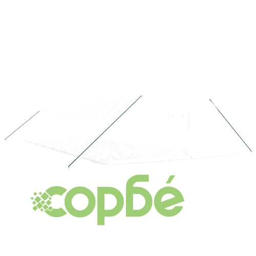 Оранжерия със стоманена рамка бяла 96 м² 16x6x2,85 м ➤ топ цена ➤ sorbe.bg