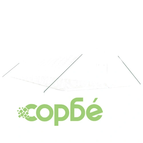 Оранжерия със стоманена рамка бяла 120 м² 20x6x2,85 м ➤ топ цена ➤ sorbe.bg
